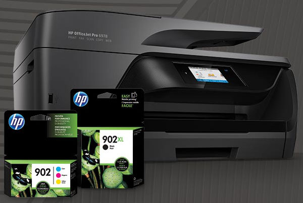 Hp printer with cartridges